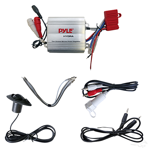 Amplifier, w/ Dash Control, 100 Watt, Marine Grade
