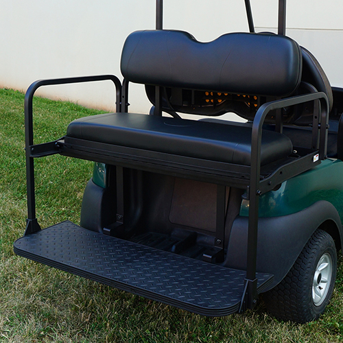 RHOX Rhino Aluminum Seat Kit, Black, Club Car Precedent