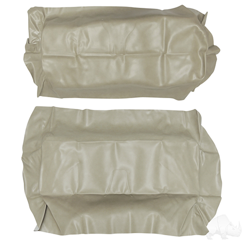 Flip Cover Set, Stone Beige, E-Z-Go RXV, Super Saver Seats