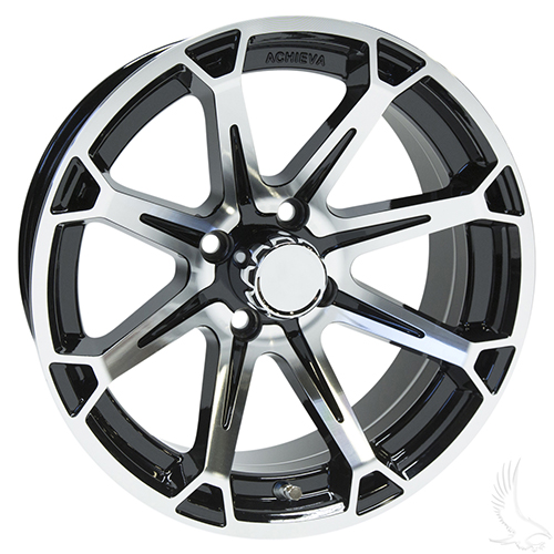 AC599, Machined Gloss Black, 15 x 6 ET-25
