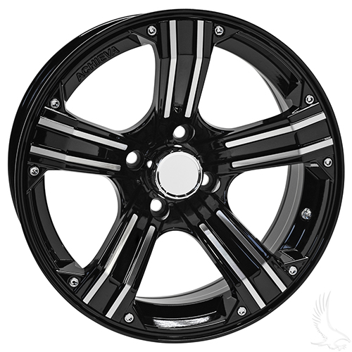 AR658, Machined Gloss Black, 15x6 ET -25