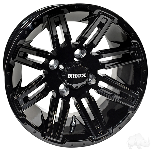 RHOX RX265, Gloss Black, 12x7, ET-25