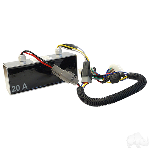 Voltage Reducer, Isolated, 36V-48V to 12V, 20 Amp, Club Car Precedent 08.5+