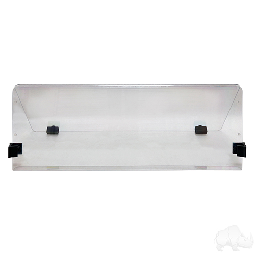 Windshield, Impact Modified Clear 2 Piece, E-Z-Go Marathon 86-94