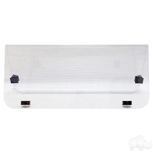 Windshield, Impact Modified Clear 2 Piece, Yamaha G14-G21