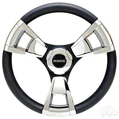 Fontana Steering Wheel, Chrome, Yamaha Hub