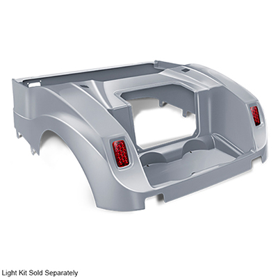 DoubleTake Rear Body, E-Z-Go RXV 08+, Silver