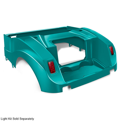 DoubleTake Rear Body, E-Z-Go RXV 08+, Teal