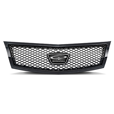 DoubleTake Grille, Phoenix Diamond, Black/Black, E-Z-Go TXT 96+, Club Car Precedent