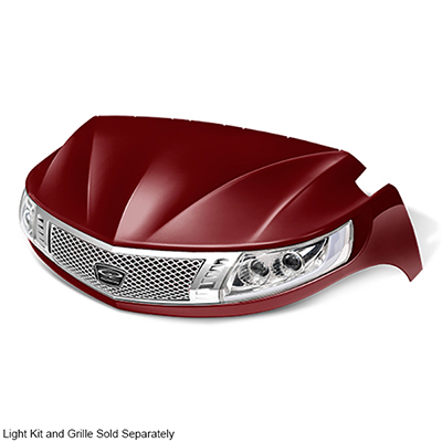 DoubleTake Phoenix Front Cowl, Yamaha Drive2, Burgundy