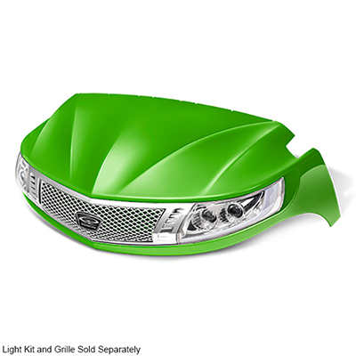 DoubleTake Phoenix Front Cowl, Yamaha Drive2, Lime