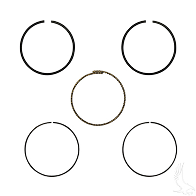 Piston Ring Set, Standard Size, E-Z-Go 4 Cycle Gas 93-08 Fuji-Robin Only, 295cc Only