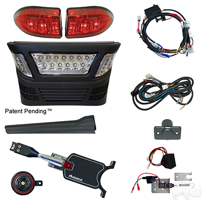 BYO LED Light Bar Kit, Club Car Precedent, Electric 08.5+, 12-48v, (Standard, Linkage)