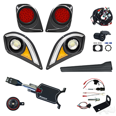 BYO LED Light Kit w/ RGBW LED Running Light, Yamaha Drive2 (Standard, Brake Switch Kit)