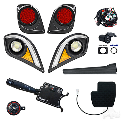 BYO LED Light Kit w/ RGBW LED Running Light, Yamaha Drive2 20+ (Deluxe, OE Pedal Mount)