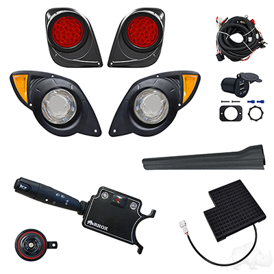 BYO LED Adjustable Light Kit, Yamaha Drive2 17-19 Deluxe, OE Pedal Mount)