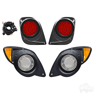 RHOX LED Light Kit w/ Plug and Play Harness, Yamaha Drive2, 12-48V