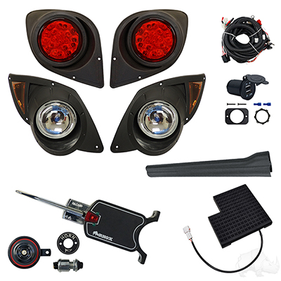 Build Your Own Factory Light Kit, Yamaha Drive 07-16 (Basic, OE Pedal Mount)
