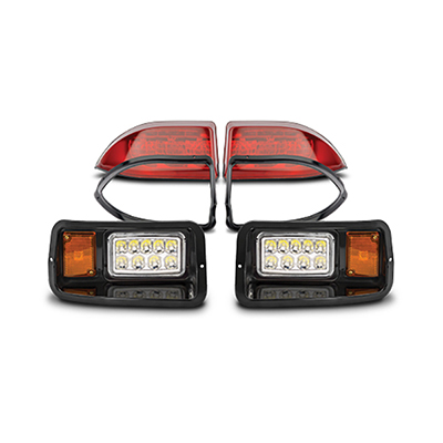 DoubleTake Phantom Standard LED Light Kit with Black Bezel, Club Car Precedent Gas 04+