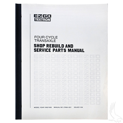 Maintenance Manual, E-Z-Go 4-cycle Transaxle 92-93