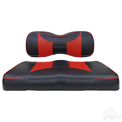 RHOX Front Seat Cushion Set, Rally Black/Red, Yamaha Drive