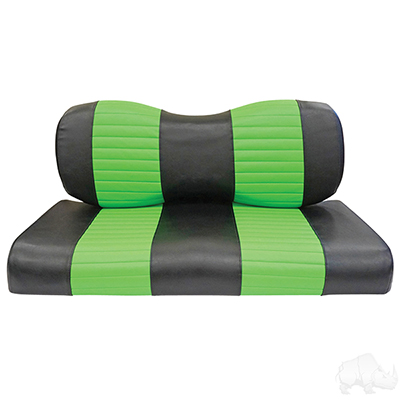 Seat Back & Bottom Covers, Black/Lime, Yamaha Drive