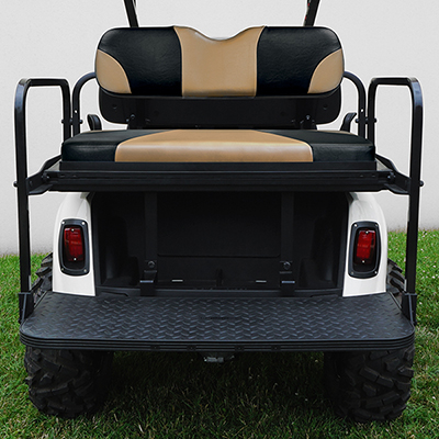 RHOX Rhino Aluminum Seat Kit, Sport Black/Tan, E-Z-Go RXV 08+