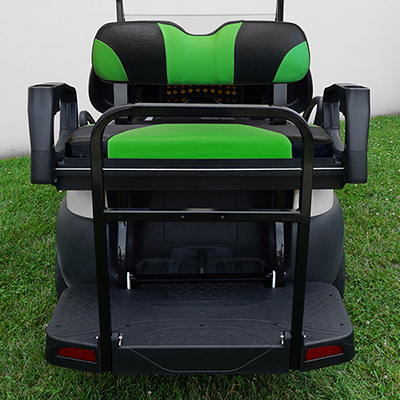 RHOX Rhino Aluminum Seat Kit, Sport Black/Green, Club Car Tempo, Precedent 04+