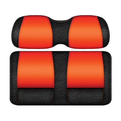 DoubleTake Extreme Seat Pod Cushion Set, E-Z-Go TXT 96+, Black/Orange
