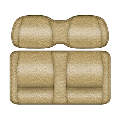 DoubleTake Veranda Front Cushion Set, E-Z-Go TXT 96+, Sand/Sand
