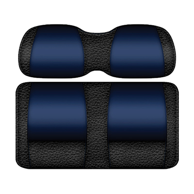 DoubleTake Veranda Front Cushion Set, Club Car DS New Style 00+, Black/Navy
