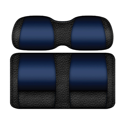 DoubleTake Veranda Seat Pod Cushion Set, Club Car DS New Style 00+, Black/Navy