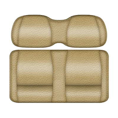DoubleTake Veranda Seat Pod Cushion Set, Club Car DS New Style 00+, Sand/Sand