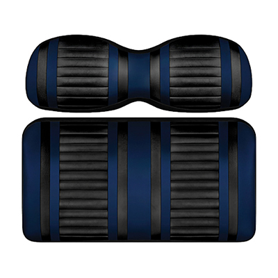DoubleTake Extreme Seat Pod Cushion Set, Club Car DS New Style 00+, Black/Navy