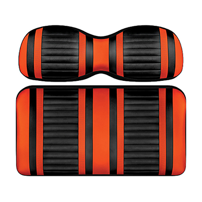 DoubleTake Extreme Seat Pod Cushion Set, Club Car DS New Style 00+, Black/Orange
