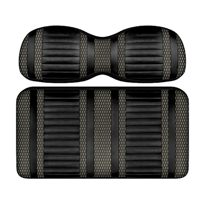 DoubleTake Extreme Seat Pod Cushion Set, Club Car Precedent 04+, Black/Graphite