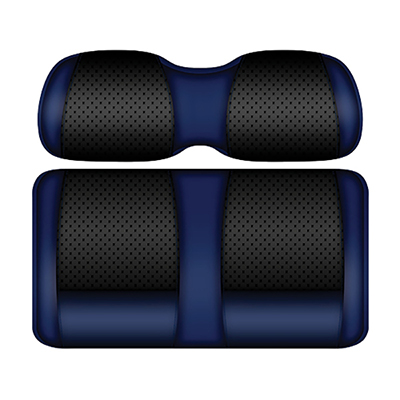 DoubleTake Clubhouse Seat Pod Cushion Set, Club Car DS New Style 00+, Black/Navy