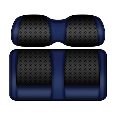 DoubleTake Clubhouse Seat Pod Cushion Set, Club Car Precedent 04+, Black/Navy