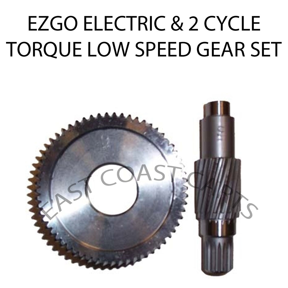  EZGO 1988'-UP Electric & 2 Cycle Low Speed Torque Gear Set 15:1 Ratio Gears
